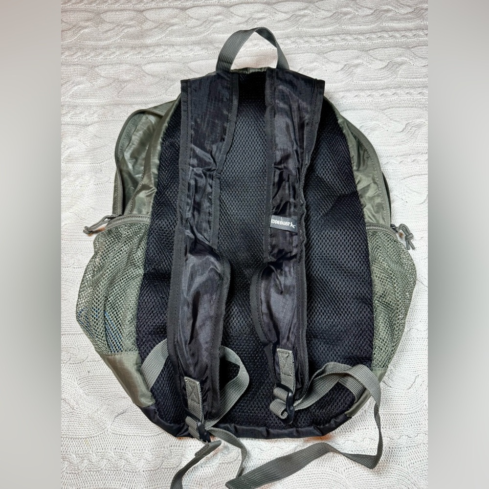 Eddie Bauer Green 20L Lightweight Stowaway Packable Spruce Green Backpack - Picture 16 of 16